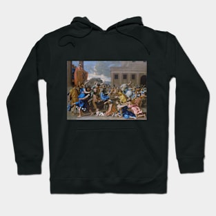 Nicolas Poussin - The Abduction of the Sabine Women Hoodie